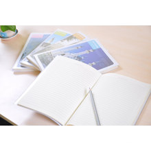 Notebook with PVC Jacket Cover School Student Exercise Book